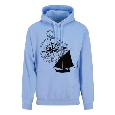 Maritime Sailing Ship Sailing Ships Ships Compass Ship Ahoy Unisex Surf Hoodie