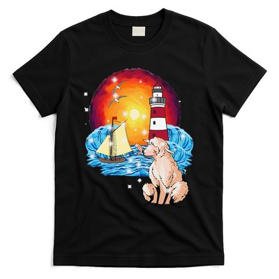 Maritime Shee.P Sailor Coast Lighthouse Sailing Ship T-Shirt