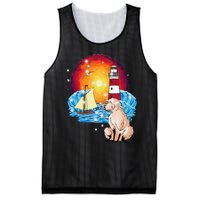 Maritime Shee.P Sailor Coast Lighthouse Sailing Ship Mesh Reversible Basketball Jersey Tank