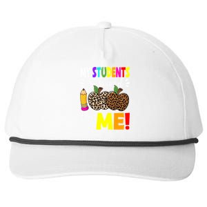 My Students Survived 100 Days Of Me Funny Students Teachers Gift Snapback Five-Panel Rope Hat