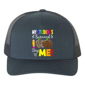 My Students Survived 100 Days Of Me Funny Students Teachers Gift Yupoong Adult 5-Panel Trucker Hat