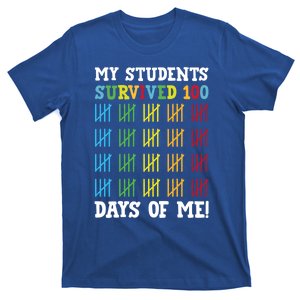 My Students Survived 100 Days Of Me Funny Teachers Cool Gift T-Shirt