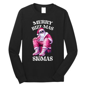 Merry Sigmas Santa Rizzler Long Sleeve Shirt