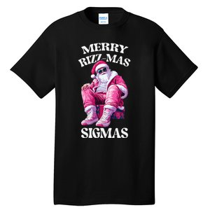 Merry Sigmas Santa Rizzler Tall T-Shirt