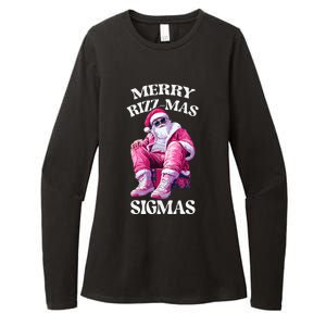 Merry Sigmas Santa Rizzler Womens CVC Long Sleeve Shirt