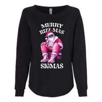 Merry Sigmas Santa Rizzler Womens California Wash Sweatshirt