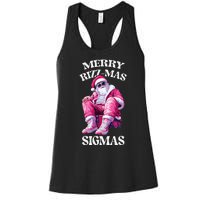 Merry Sigmas Santa Rizzler Women's Racerback Tank