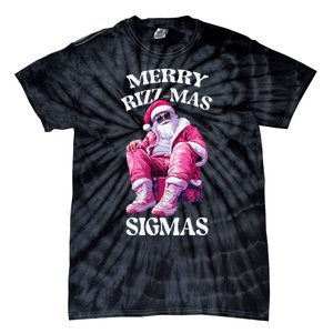 Merry Sigmas Santa Rizzler Tie-Dye T-Shirt