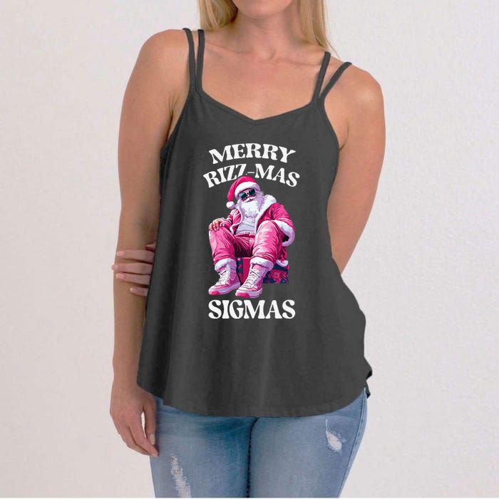 Merry Sigmas Santa Rizzler Women's Strappy Tank