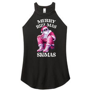 Merry Sigmas Santa Rizzler Women's Perfect Tri Rocker Tank