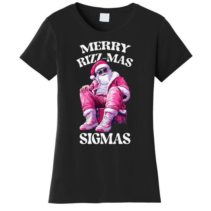 Merry Sigmas Santa Rizzler Women's T-Shirt