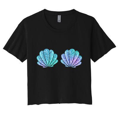 Mermaid Sea Shell Bra Halloween Costume Tops Crop Top
