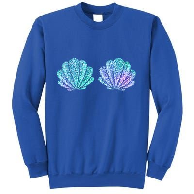 Mermaid Sea Shell Bra Halloween Costume Tops Sweatshirt