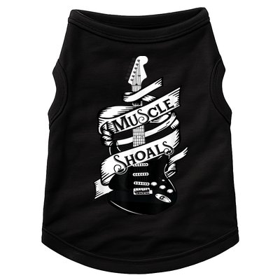 Muscle Shoals Shirt Alabama Music Recording Studio Guitar Doggie Tank