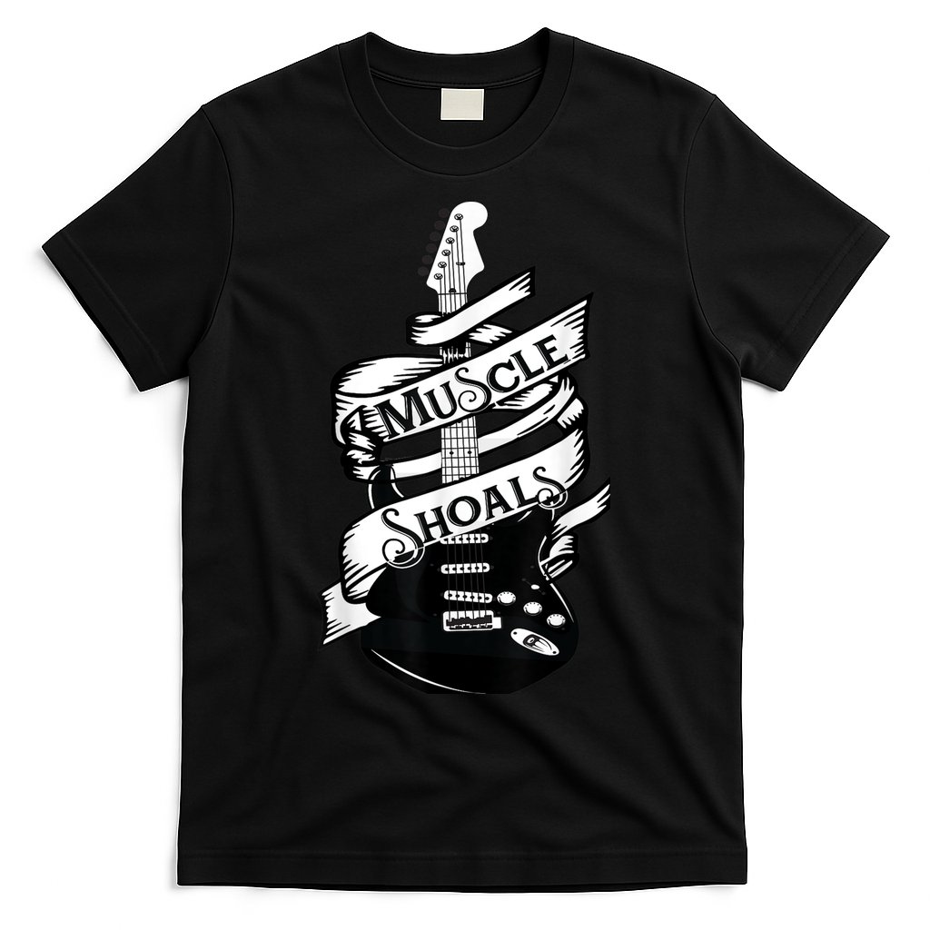 Muscle Shoals Shirt Alabama Music Recording Studio Guitar T-Shirt