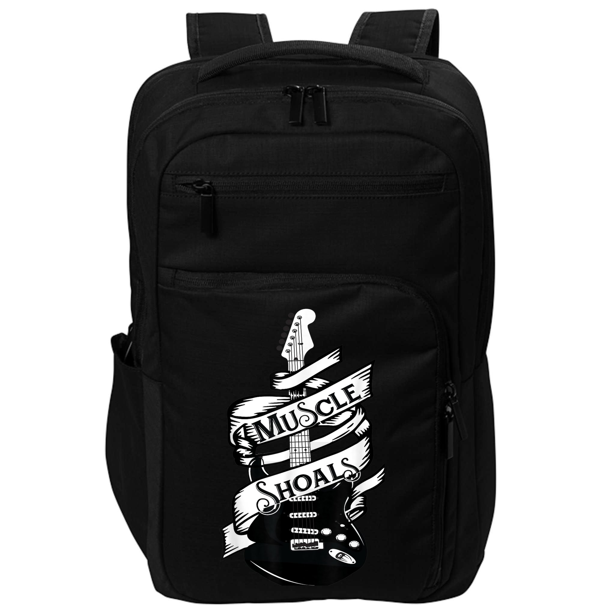 Muscle Shoals Shirt Alabama Music Recording Studio Guitar Impact Tech Backpack