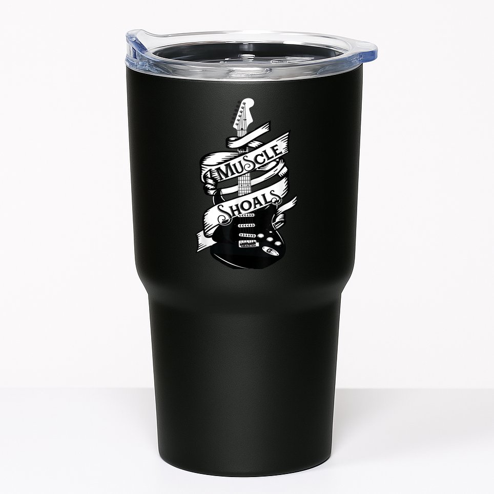 Muscle Shoals Shirt Alabama Music Recording Studio Guitar Tumbler