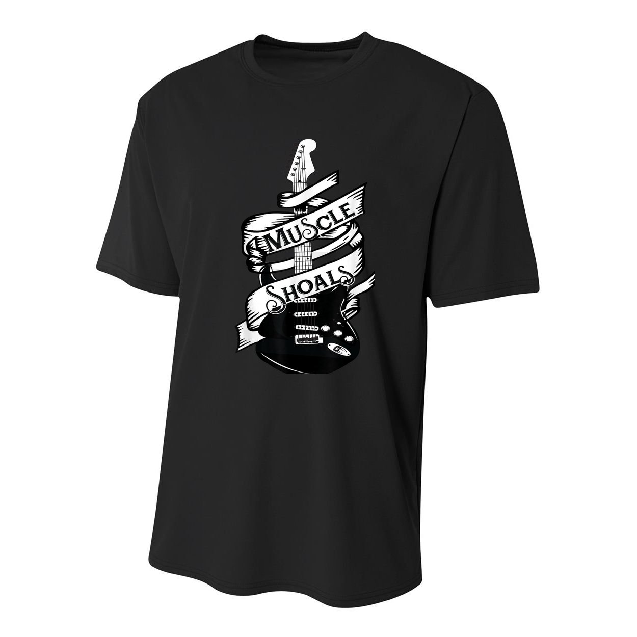 Muscle Shoals Shirt Alabama Music Recording Studio Guitar Youth Performance Sprint T-Shirt