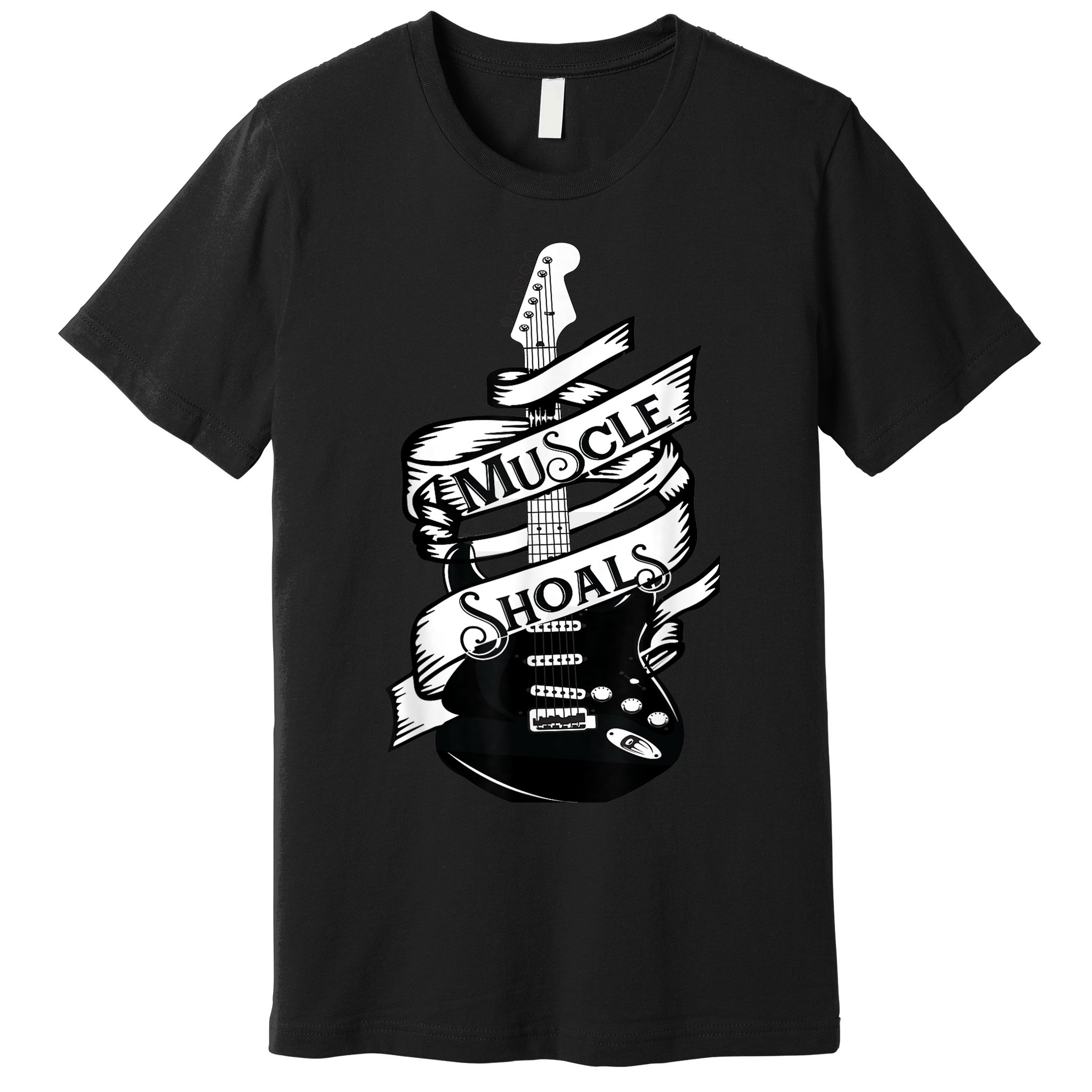 Muscle Shoals Shirt Alabama Music Recording Studio Guitar Premium T-Shirt