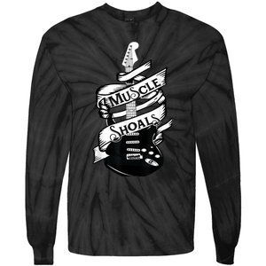 Muscle Shoals Shirt Alabama Music Recording Studio Guitar Tie-Dye Long Sleeve Shirt