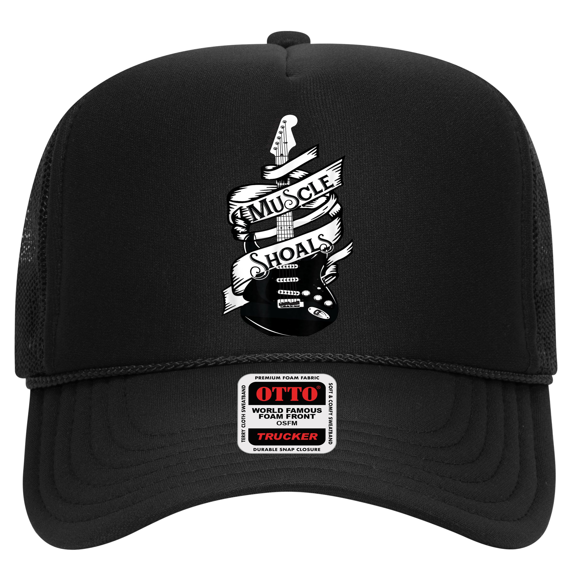 Muscle Shoals Shirt Alabama Music Recording Studio Guitar Hat