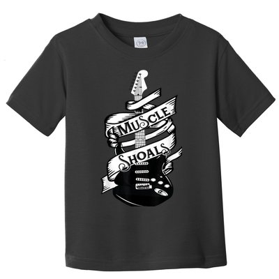 Muscle Shoals Shirt Alabama Music Recording Studio Guitar Toddler T-Shirt