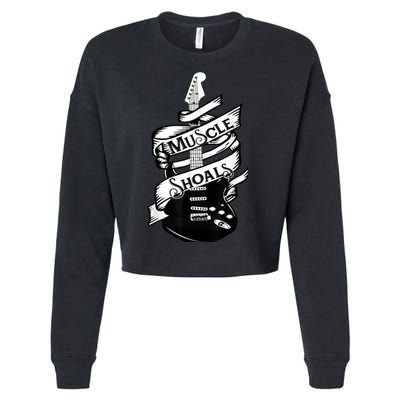 Muscle Shoals Shirt Alabama Music Recording Studio Guitar Cropped Pullover Crew