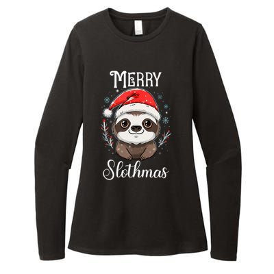 Merry Slothmas Sloth Christmas Tank Top Womens CVC Long Sleeve Shirt