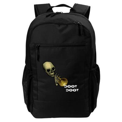 Mr Sketal Spooktober Mcdoot Doot Funny Humor Meme Funny Gift Backpack