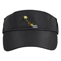 Mr Sketal Spooktober Mcdoot Doot Funny Humor Meme Funny Gift Adult Drive Performance Visor