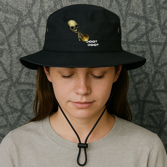 Mr Sketal Spooktober Mcdoot Doot Funny Humor Meme Funny Gift Bucket Hat