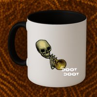 Mr Sketal Spooktober Mcdoot Doot Funny Humor Meme Funny Gift Mug