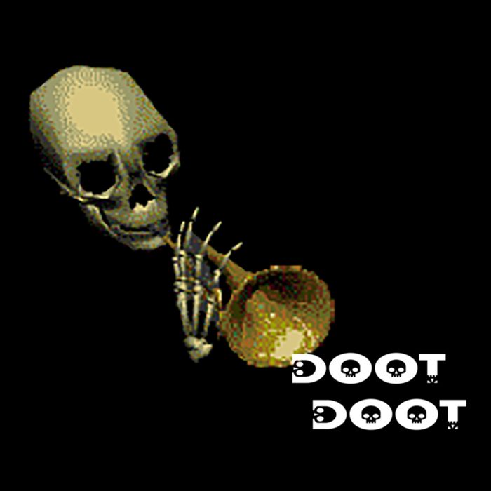 Mr Sketal Spooktober Mcdoot Doot Funny Humor Meme Funny Gift Cropped Pullover Crew