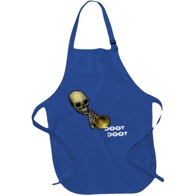 Mr Sketal Spooktober Mcdoot Doot Funny Humor Meme Funny Gift Apron