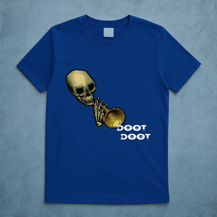 Mr Sketal Spooktober Mcdoot Doot Funny Humor Meme Funny Gift T-Shirt