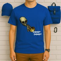 Mr Sketal Spooktober Mcdoot Doot Funny Humor Meme Funny Gift T-Shirt