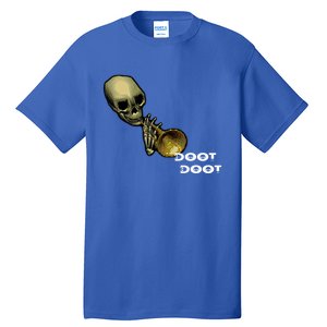 Mr Sketal Spooktober Mcdoot Doot Funny Humor Meme Funny Gift Tall T-Shirt