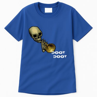 Mr Sketal Spooktober Mcdoot Doot Funny Humor Meme Funny Gift Tall T-Shirt