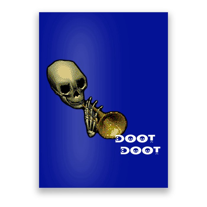 Mr Sketal Spooktober Mcdoot Doot Funny Humor Meme Funny Gift Poster
