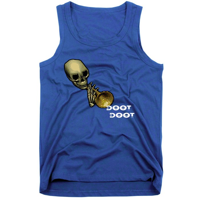 Mr Sketal Spooktober Mcdoot Doot Funny Humor Meme Funny Gift Tank Top