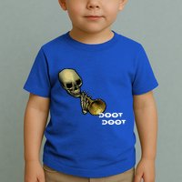 Mr Sketal Spooktober Mcdoot Doot Funny Humor Meme Funny Gift Toddler T-Shirt