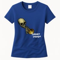 Mr Sketal Spooktober Mcdoot Doot Funny Humor Meme Funny Gift Womens T-Shirt