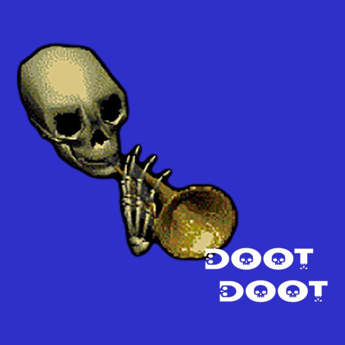 Mr Sketal Spooktober Mcdoot Doot Funny Humor Meme Funny Gift Short Acrylic Beanie