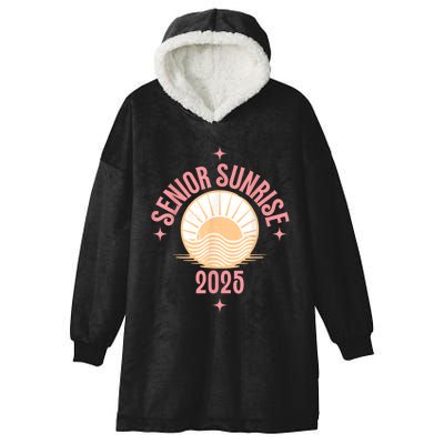 Magical Senior Sunrise 2025 High School 12th Twelfth Grade Hooded Wearable Blanket