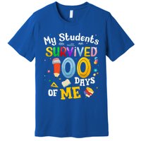 My Students Survived 100 Days Of Me 100 Days School Teachers Meaningful Gift Premium T-Shirt