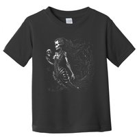 Mermaid Skeleton Scary Halloween Costume Toddler T-Shirt