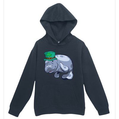 Manatee St. Saint Patrick's Day WoFunny Urban Pullover Hoodie