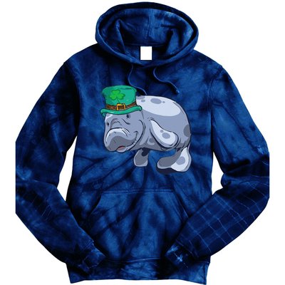 Manatee St. Saint Patrick's Day WoFunny Tie Dye Hoodie