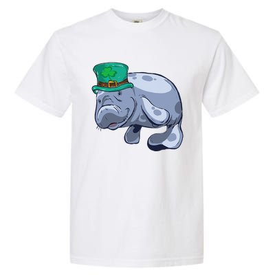 Manatee St. Saint Patrick's Day WoFunny Garment-Dyed Heavyweight T-Shirt