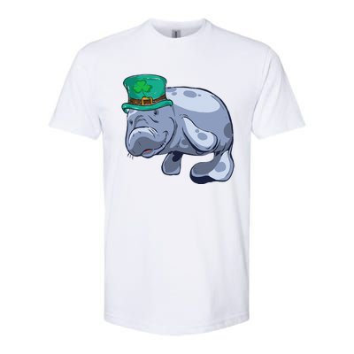 Manatee St. Saint Patrick's Day WoFunny Softstyle CVC T-Shirt